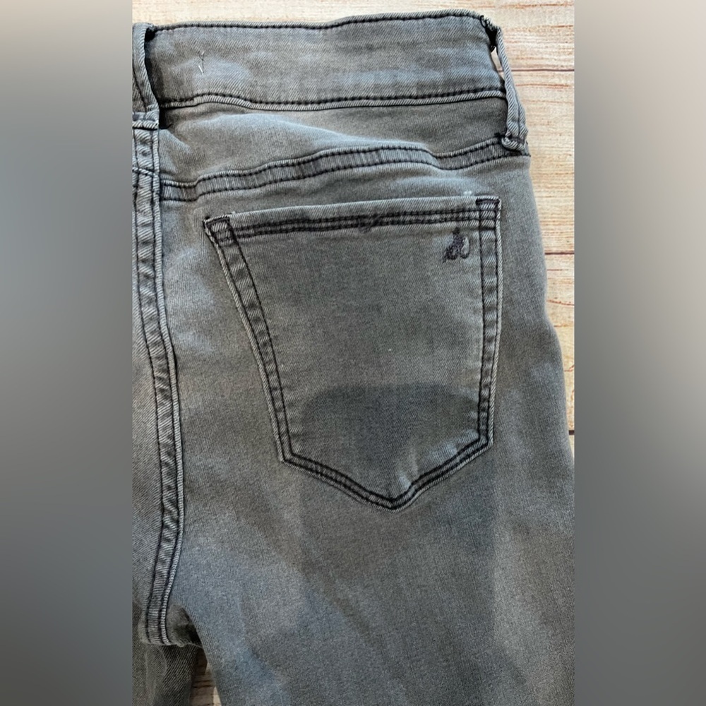 Sam Edelman The Kitten Mid Rise Skinny Ankle Jeans Gray Denim Womens Size 27 - Picture 7 of 9